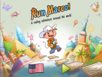 Takes you to "Run Marco" basic coding game.